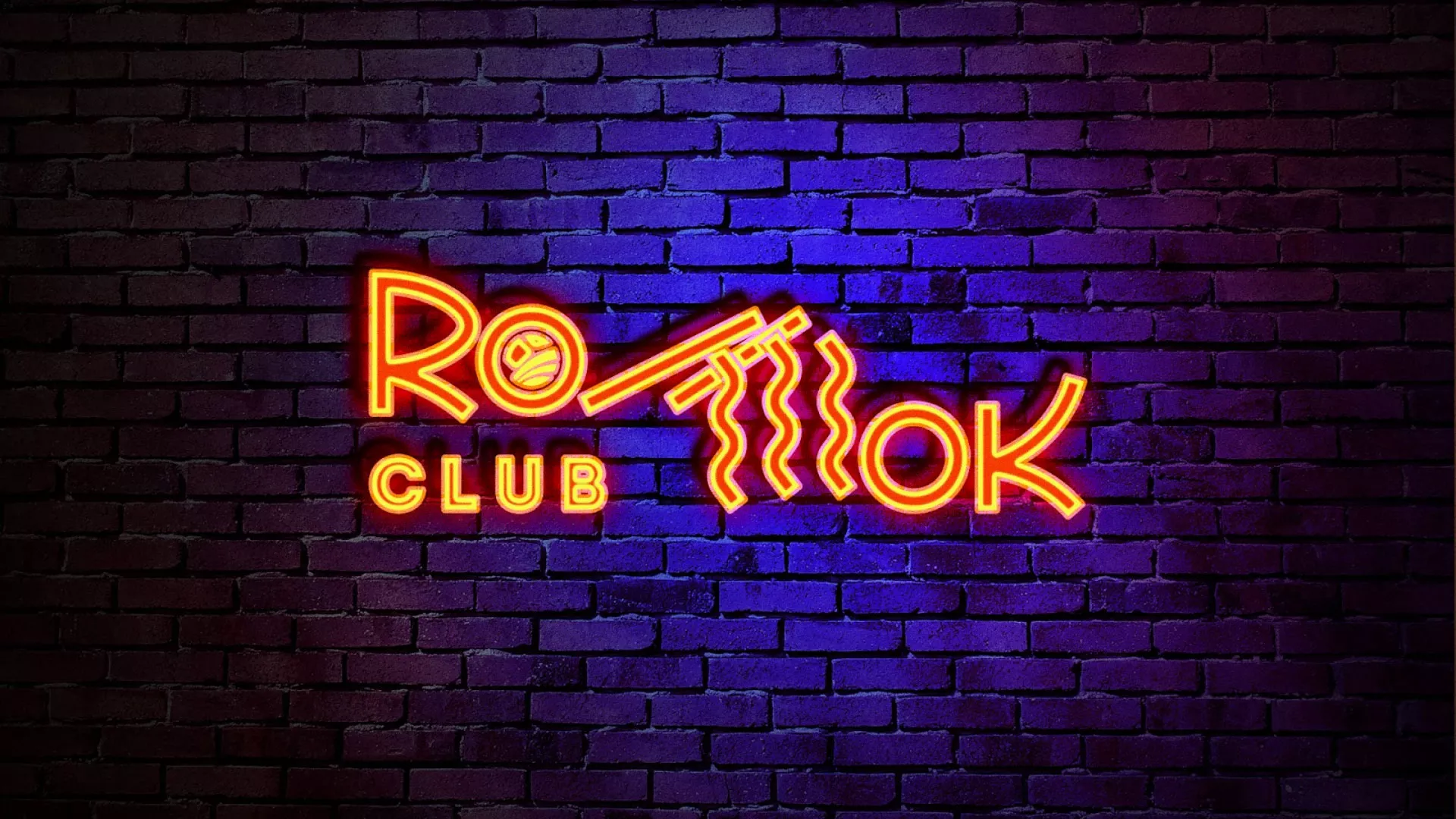 Разработка интерьерной вывески суши-бара «Roll Wok Club» в Александровске-Сахалинском